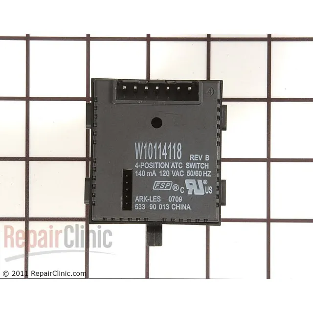 Switch Temperatura Centro De Lavado Whirlpool W10114118