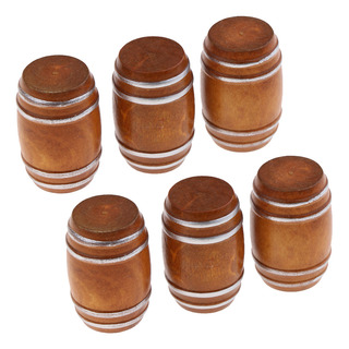 6pcs 1/12 Casa De En Miniatura De Retro Barril De Cerveza 6pcs 1/12 Casa De En Miniatura De Retro Barril De Cerveza