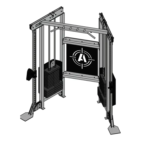Plano Para Fabricar Maquina De Gym. Cruce De Poleas Arsenal
