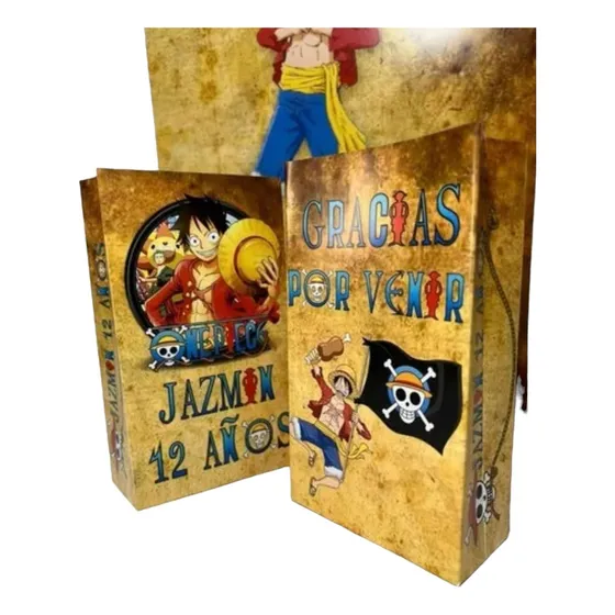 Bolsas Golosineras Personalizadas X 15 One Piece
