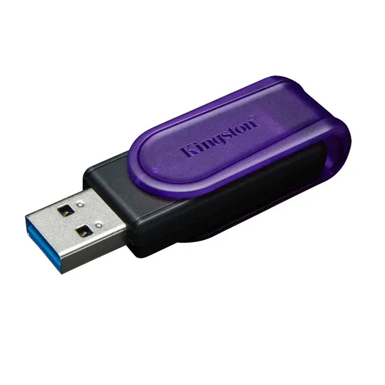 Unidade flash Kingston Exodia S 64GB USB 3.0 Purple Datatraveler