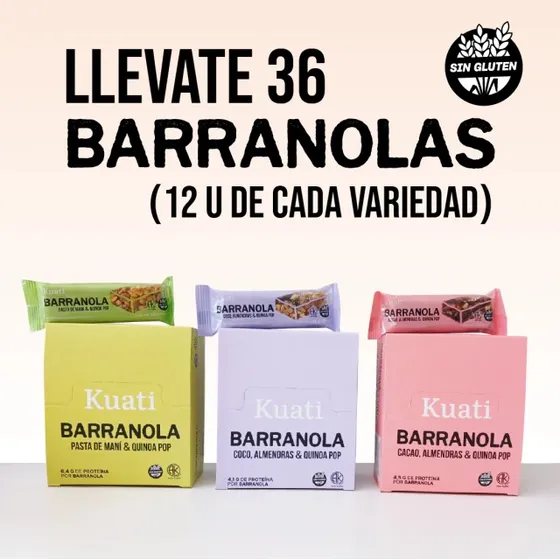 Granola Barranolas Cacao, Coco Y Quinoa Combo Natural Kuati