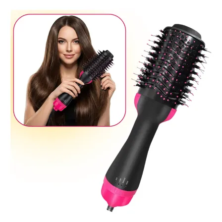 Escova Modeladora 3em1 Seca Modela Alisa Ao Mesmo Tempo 110v 127v