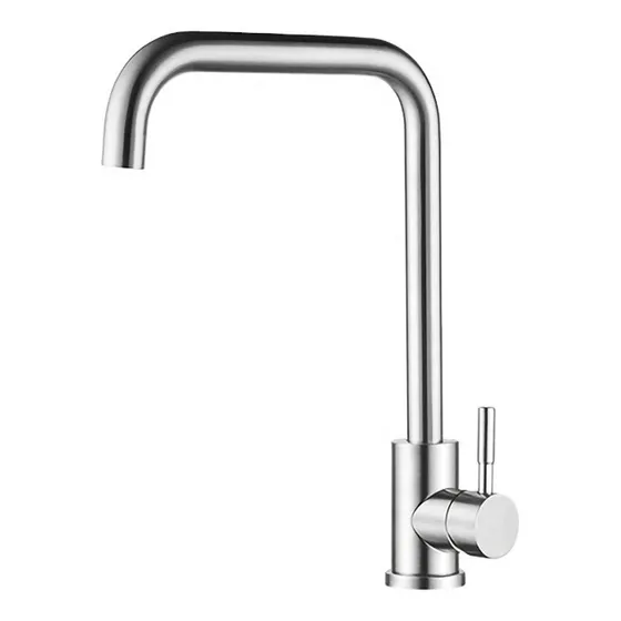 Grifería Llave Fregadero Monomando Inoxidable Cisne Cuello L