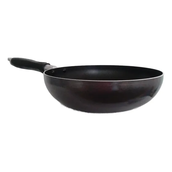 Sartén Wok De Acero Con Antiadherente De 24 Cm De Diámetro