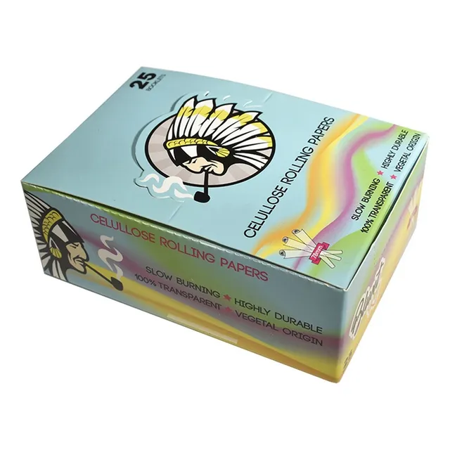 Caja X25 Papel Celulosa Blunt Rey Transparente 78mm