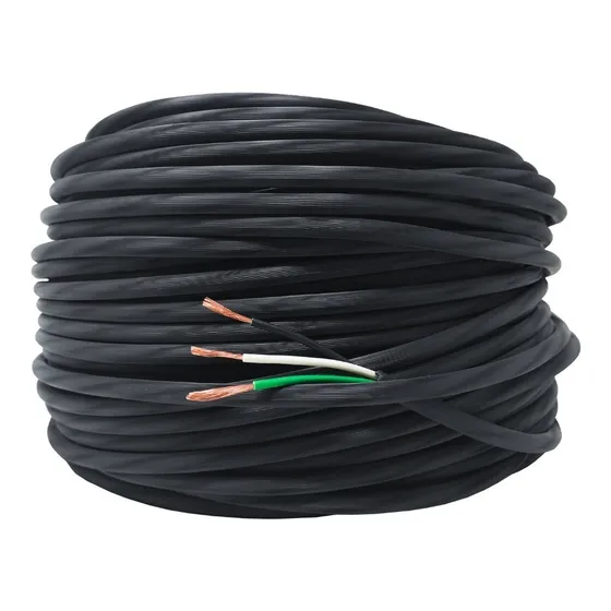 Cable Cca Uso Rudo Konect 3x#12 50 Metros Negro
