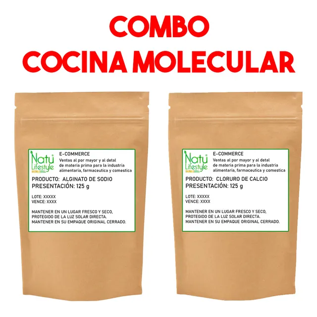 Alginato De Sodio + Cloruro De Calcio Cocina Molecular