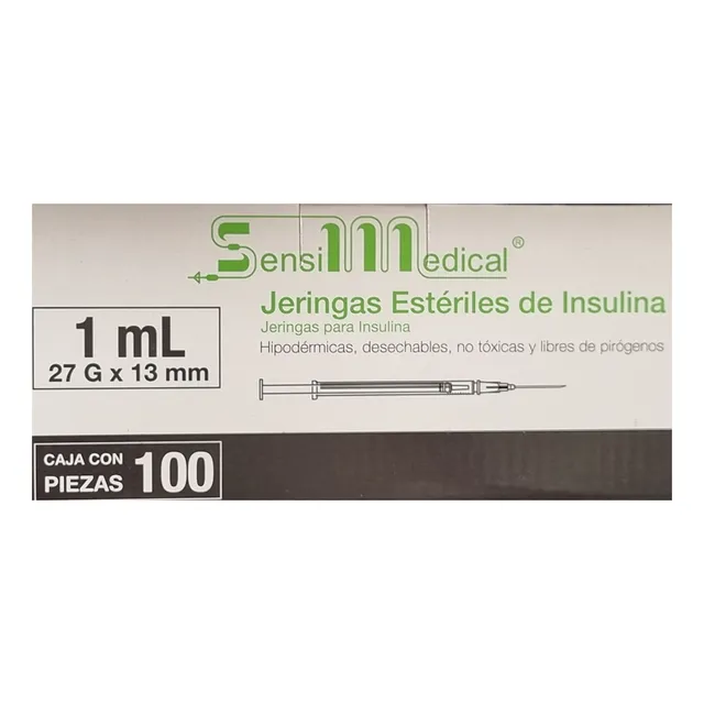 Jeringas Para Insulina Caja Con 100