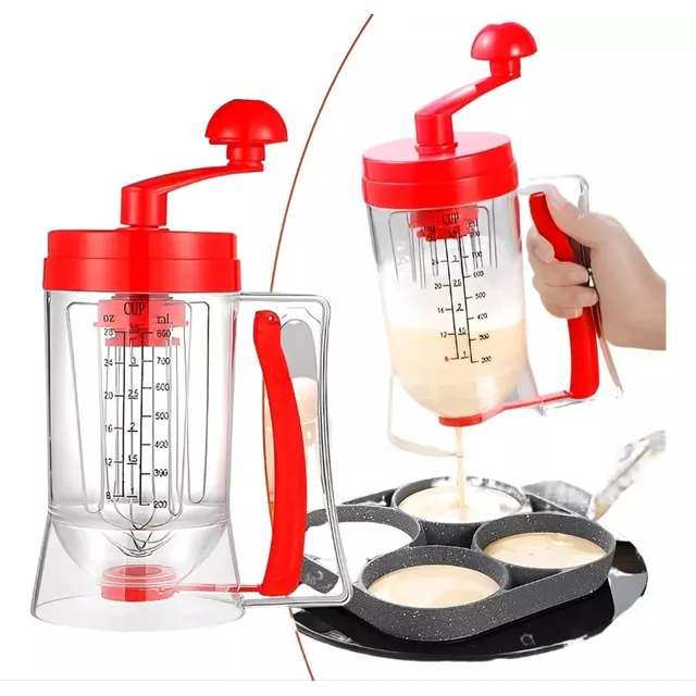 Máquina Manual Dispensadora Mezcladora Masa Pancakes