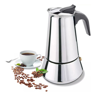 Cafetera Italiana Espresso De 6 Tazas 300ml Acero Inoxidable Cafetera Italiana Espresso De 6 Tazas 300ml Acero Inoxidable