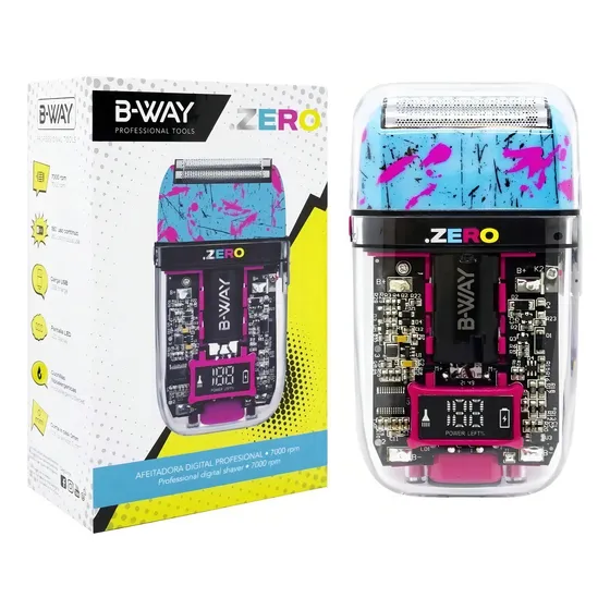 B-way Zero Afeitadora Inalámbrica Digital Cabello 7000 Rpm