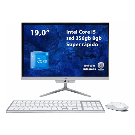 Computador All In One (k2) 19  Branco I5-3470 8gb Ssd 256gb.