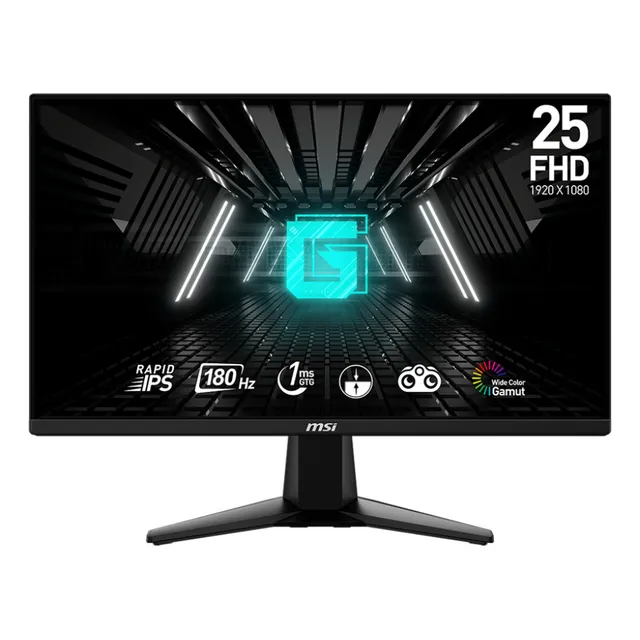 Monitor Gamer MSI con pantalla de 24.5" 180Hz y resolución Full HD