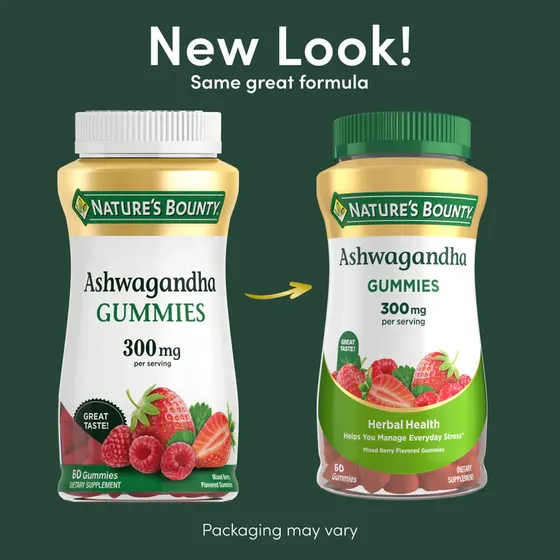 Gomitas Ashwagandha Nature's Bounty 60 Unidades