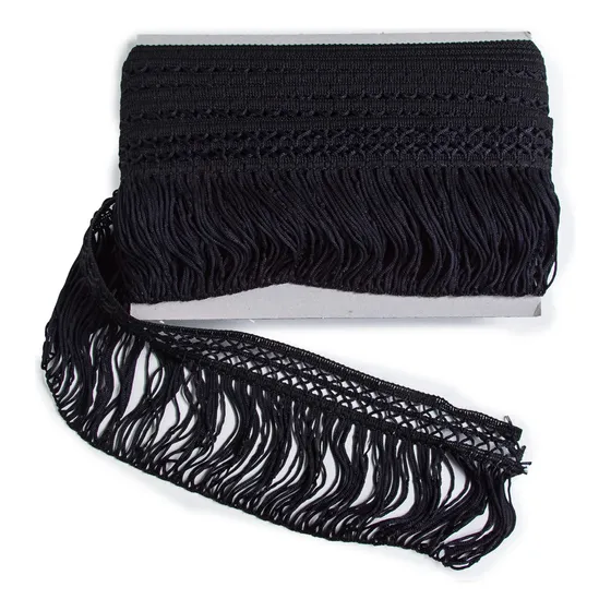 Fleco De Acetato 15 Cm De Ancho X 10 Mts Art M285 Negro