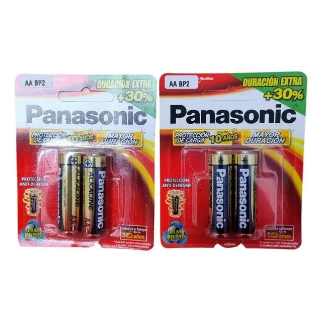 Pila Aa Panasonic Alcalina X4 Uds Mayor Duracion