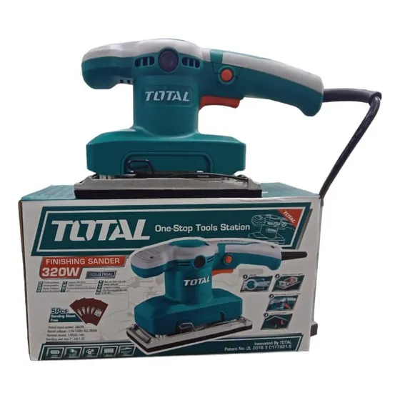 Lijadora Vibradora Para Madera 320w Marca Total