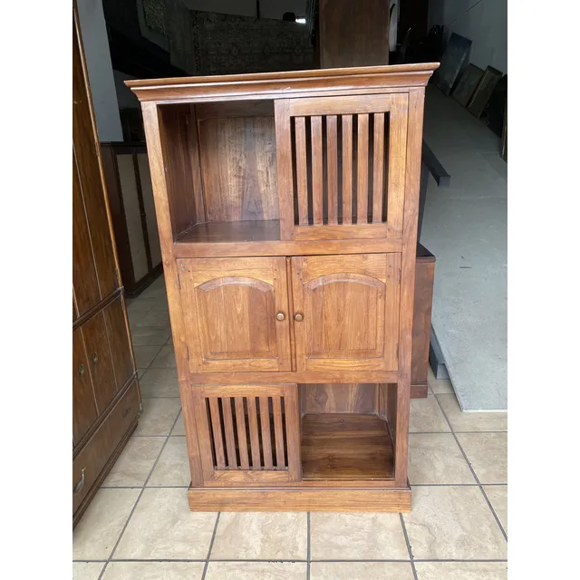 Armario, Estante, Alacena, Bar En Madera De Teca De La India