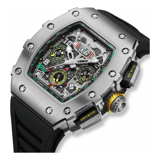 Reloj Automático Para Hombre Cronógrafo Deportivo