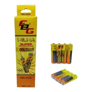 Kit Pilhas Aaa Palito Com 60 Unidades P/ Controle Brinquedo Kit Pilhas Aaa Palito Com 60 Unidades P/ Controle Brinquedo