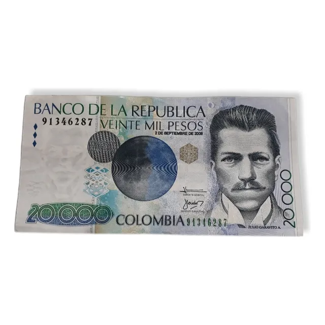 Colombia 20000 Pesos 2 De Septiembre 2008