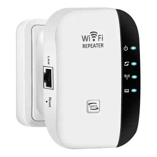 Repetidor Wifi de señal inalámbrica de larga distancia de alta velocidad de color blanco