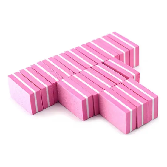 Mini Limas De Uñas Acrílicas De Doble Cara Grano 100/180