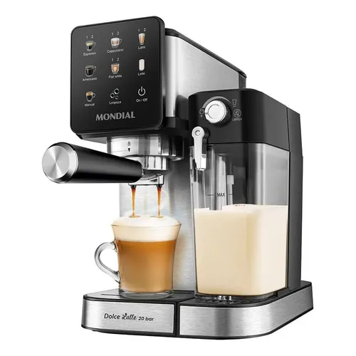 Máquina de café preta automática Nespresso Gran Lattissima F531