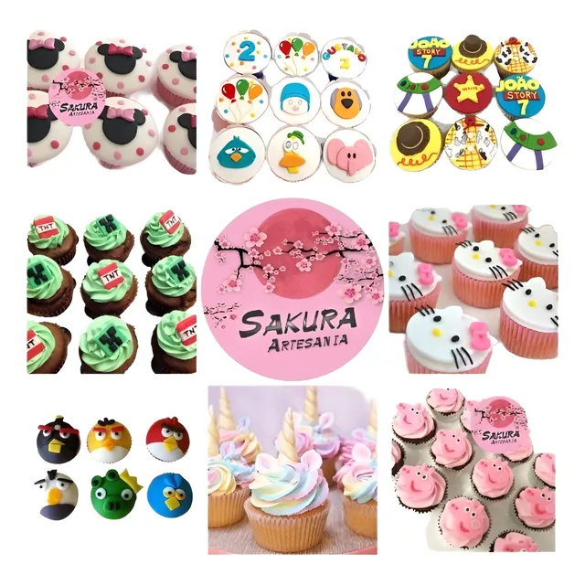 Cupcake Tematicos X12 Cumpleaños
