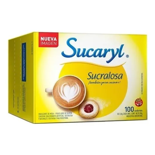 Sucralosa Sucaryl X 100 Sobres