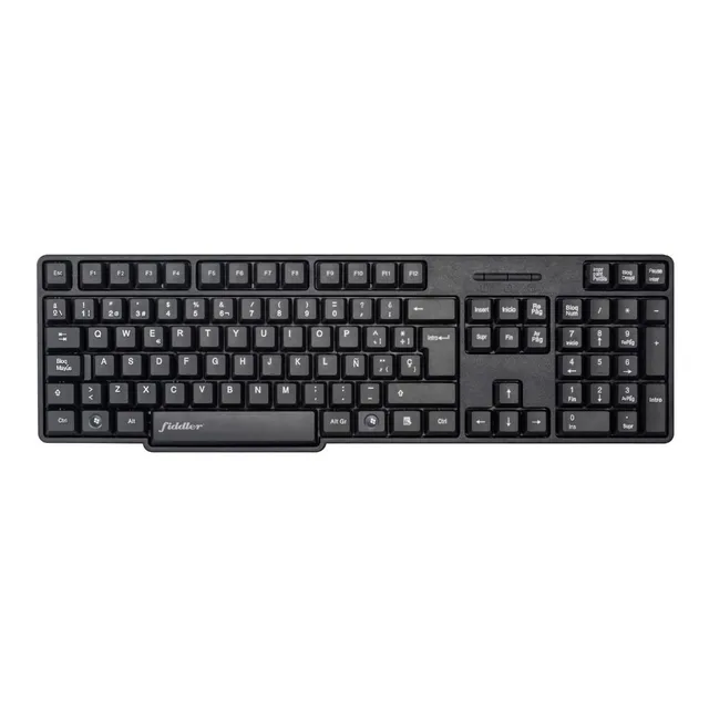 Teclado Universal Usb Negro Fiddler