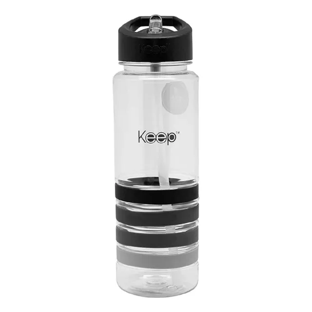 Botella Keep Deportiva Bandas Colores 750ml Agua Bebidas Gym