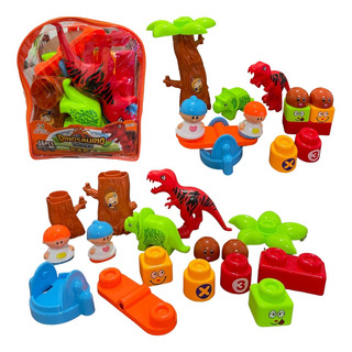 Jardly Dinosaurio Blocks 16 Piezas Bloques Dino. Jardly Dinosaurio Blocks 16 Piezas Bloques Dino.