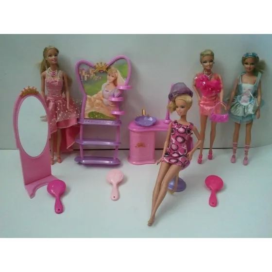 Muñecas Barbie Salón Colección Original Mattel