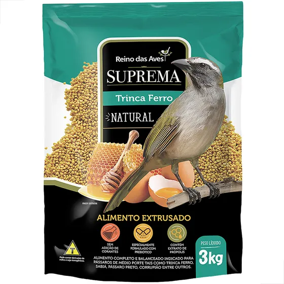 Trinca Ferro Suprema Natural Extrusada 3 Kg