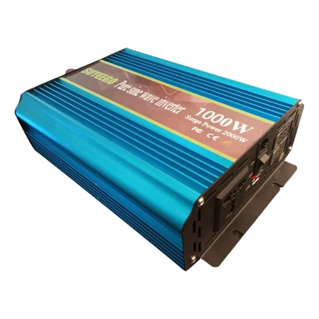Inversor De Corriente Onda Pura 12v A 220v 1000w Picos 2000w