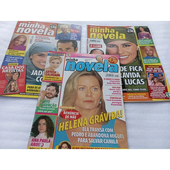 Minha Novela Nos 69/117/141 Três Revistas Um Preço