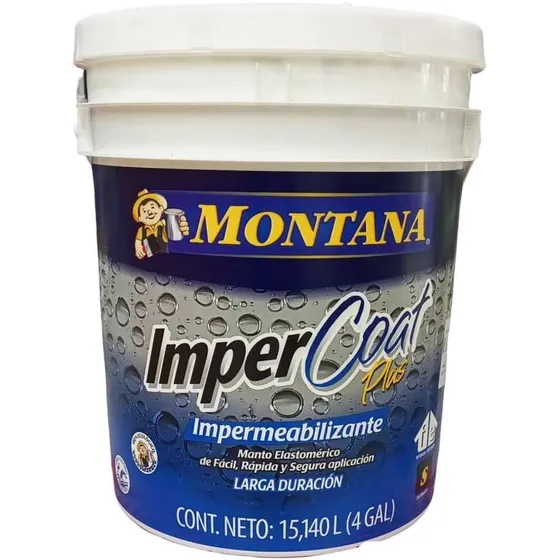 Impermeabilizante Blanco Impercoat Plus Cuñete (4 Galones)