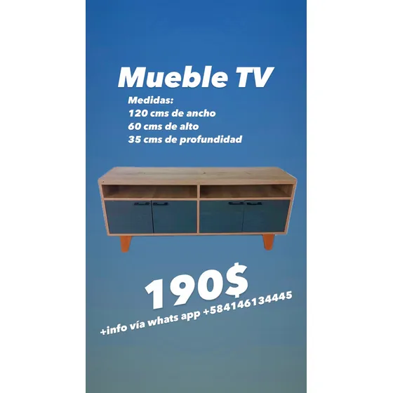 Mueble Para Tv Fabricado En Melamina