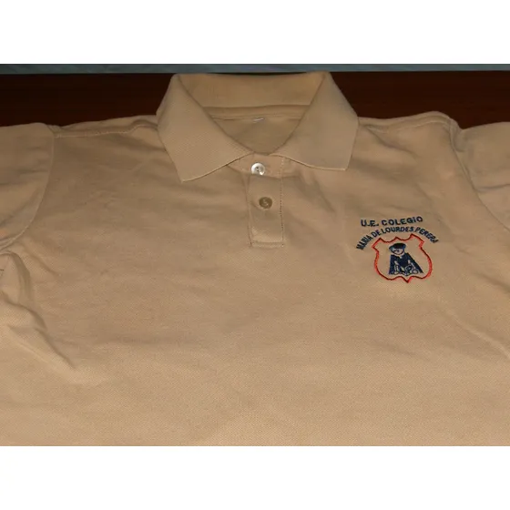 Chemises Escolares  Beige Talla 16 Colegio María De Lourdes 