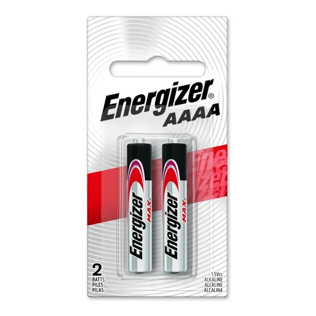2 X Pilas Alcalinas Aaaa Energizer 4a E96 Lapiz Optico 
