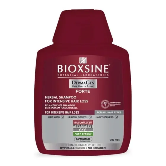Shampoo Bioxsine Bioxsine Forte en botella de 300mL por 1 unidad