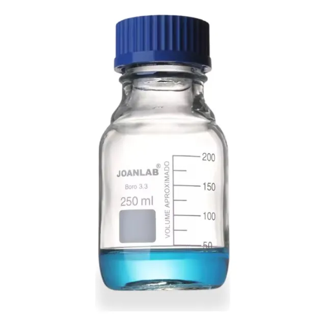 Frasco Autoclavable 1000ml Graduado De Vidrio Con Tapa Gl45