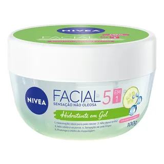 Nivea Hidratante Em Gel Facial Ăcido HialurĂŽnico E Pepino 5 Em 1 100g Nivea Hidratante Em Gel Facial Ăcido HialurĂŽnico E Pepino 5 Em 1 100g