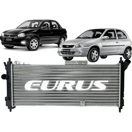 Radiador Água Corsa Classic 2001-2009 Com Ar Condicionado