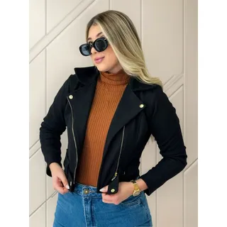 Jaqueta Suede Feminino Estilosa Tendencia Inverno Jaqueta Suede Feminino Estilosa Tendencia Inverno