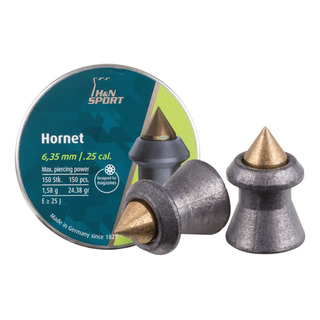 Diabolo H&n Hornet Calibre .25 6.35mm Diabolo H&n Hornet Calibre .25 6.35mm