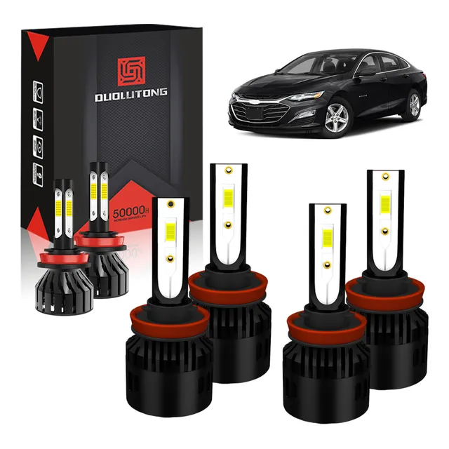 Kit De Faros Led Para Chevrolet Luz Alta/baja/niebla Csp
