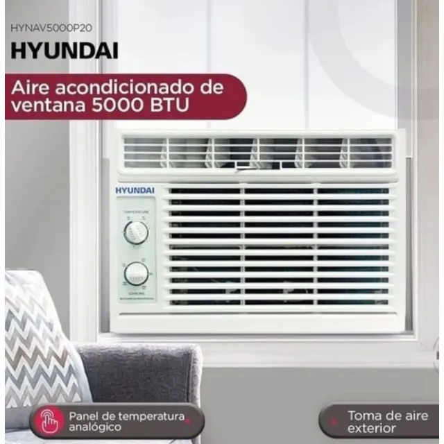 Aire Acondicionado Hyundai Hynav5000p20 5000 Btu 110v